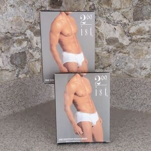 TWO UNITS - 2xist White Classic Briefs Underwear